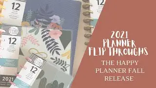 FLIP THROUGHS // 2021 PLANNERS // THE HAPPY PLANNER FALL RELEASE