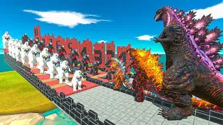 EVOLVED ANTI VENOM or DARK GOD KNULL 10 Size Challenge vs Evolution of LAVA Godzilla Size Comparison