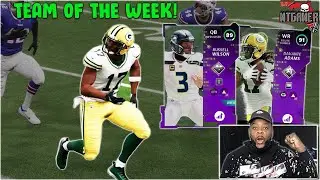 TOTW DAVANTE ADAMS & RUSSELL WILSON! MADDEN 21 GAMEPLAY