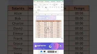 Calculez les Heures de Travail avec la Fonction MODE dans Excel! #excel #tutoriel #astuce #exceltips