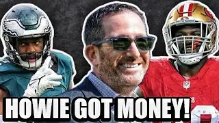 Eagles Josh Sweat STAYING Kenny Pickett QB2 Howie 4th Most Cap Space LB Oren Burks SIGNED