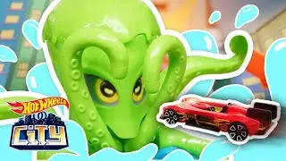 巨大タコ、街を乗っ取る！ | @HotWheelsJapanese