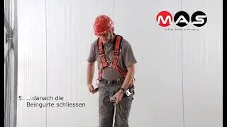 MAS Videoanleitung zur Verwendung von Auffanggurten | Bauportal24h