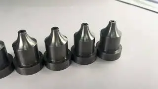 Tungsten carbide nozzles