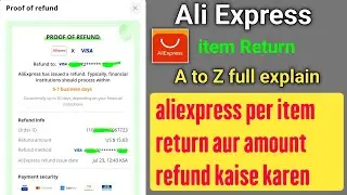 How to return item on aliexpress | How to refund amount on aliexpress