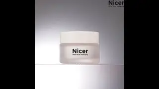 Standard 30g frosted glass jar wide mouth