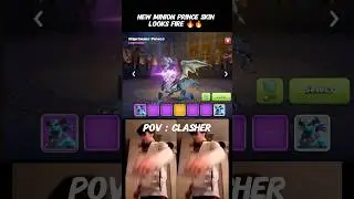 Minion Prince Skin Giveaway 🔥 #clashofclans #clashroyale #coc #cocmemes #youtubeshorts #gaming