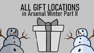All Hidden Present Locations in Roblox Arsenal Winter Part II