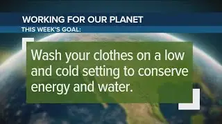 Conserving energy and water while doing laundry | Working for Our Planet
