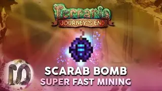SCARAB BOMB - SUPER FAST MINING - TERRARIA 1.4 Journey's End - How to get Scarab Bombs Guide