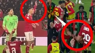 The fight between Al-Ahly and the Royal Army in the African Nations final