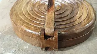 #amazing wooden roti maker #kitchen appliance #creativity #woodwork skill 
