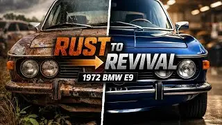 1972 BMW E9 Coupe Restored from Junkyard | Car Restoration ASMR