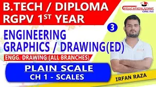 Lec 3 | Plain Scale | Engineering Drawing (ED)/ Engineering Graphics RGPV B.Tech/Diploma  1st Year