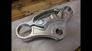 Scheffers design BMW k100 custom top yoke.
