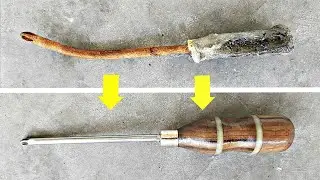 Rusted and Broken Screw Driver Restoration | Restoration Useful Tool
