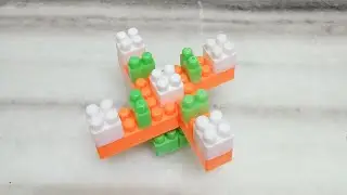 Satisfying asmr spinner/Lego build spinner#spinner/spinner with building blocks/block game#diy#asmr