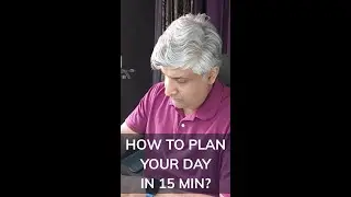 Productivity hack, Plan your day in 15 min