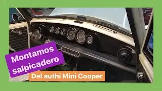 Proyecto mini blanco #2 Montamos salpicadero authi mini cooper