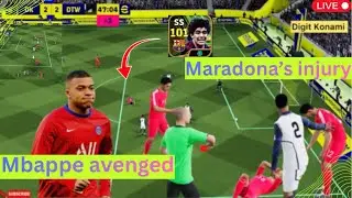 Mbappe avenged Maradona’s injury