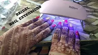 Real Bridal Nail Extensions  for special day I how do you apply nail  Extensions?