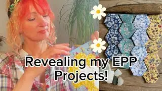 LIBERTY EPP PROJECTS 🌿 Butterfly EPP Pouch! My favourite projects this week!
