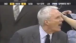 Hubie Brown Gets Tossed By Steve Javie (2003)
