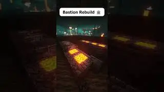 Minecraft Bastion Rebuild!!! 😯| 1.19 Build | #shorts #trending