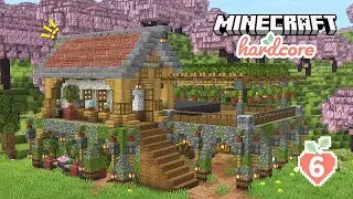 Building a Cottagecore Mud Farm in Minecraft Hardcore #6