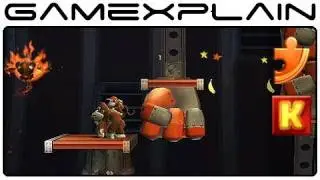 Donkey Kong Country Returns: Handy Hazards 7-3 (Puzzle Pieces, KONG Letters Guide, Walkthrough)