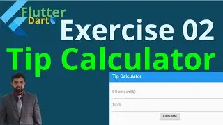 flutter app example || tip calculator in flutter