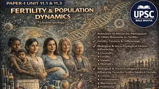 UPSC PAPER-I UNIT 11.1&11.3 || PHYSICAL ANTHROPOLOGY || HINDI VIDEO