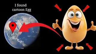 I found big a cartoon in real life world largest Google Earth and Google map#googleapps 