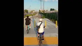 New Rail to Rail Path on Slauson Avenue 