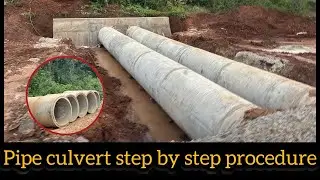 Pipe culvert explanation in telugu ||#Telugu #pipeculvert #humepipeculvert #educationvlogs