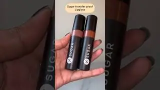 Sugar transfer proof lip gloss | review and swatches