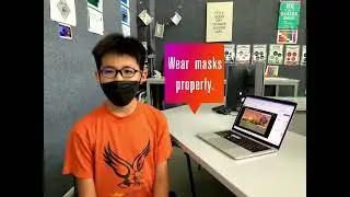 Stay Safe From Covid -19.   A message from Grade 5 Apple Clips Club members.
