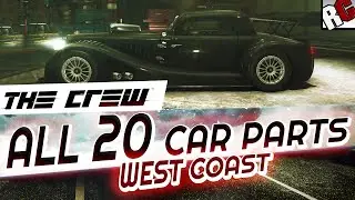 The Crew - All Hidden Car Parts WEST COAST Locations - Achievement/Trophy Guide - Scrap Salvager