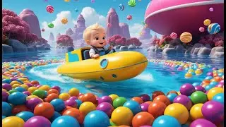 Baby Wants to Try Everything in the Candy Submarine | Fun Underwater Adventure Song for Kids |