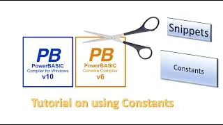 PowerBasic Snippets - Tutorial on the use of Constants