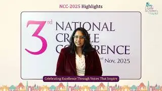 Dr. Sumana talks about NCC 2025 by Apollo Cradle & Children's Hospital