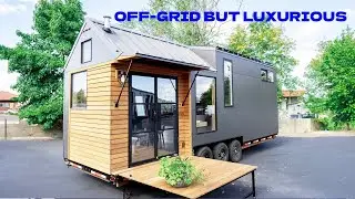 This custom 28-ft Tiny Home is fully off-grid and absolutely gorgeous