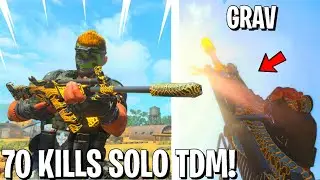 70 KILL *SOLO* TDM | BEST GRAV CLASS SETUP after 1.24 UPDATE in COD BO4... (BEST GRAV CLASS SETUP)