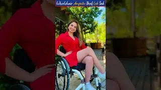 Amputee ,Prosthetic leg, #Accessibility, #Inclusion, #WheelchairLife, #AmputeeSupport, #DeafCommunit