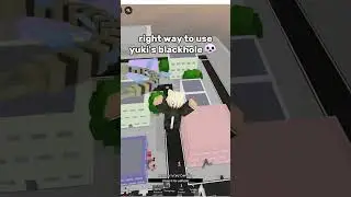 Лучший способ использовать черную дыру Юки в JJS 💀 #roblox #fyp #jujutsushenanigans