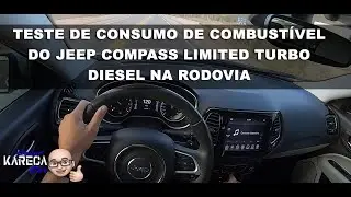 TESTE DE CONSUMO DE COMBUSTÍVEL DO JEEP COMPASS TURBO DIESEL NA RODOVIA