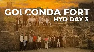 🥳 HYDERABAD DAY 3 VLOG | GOLCONDA FORT ADVENTURE, MASTI & CRAZY MEMORIES! 🏰✨