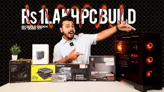 Powerhouse PC Build  Rs 1 Lakh | AMD  Ryzen 5 9600X & RX 9060 XT for Gaming & Editing🔥