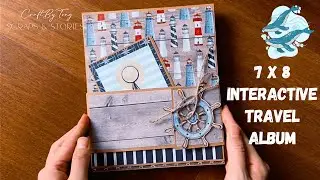 7&times;8 Interactive Travel Album | A Folio Full of Hidden Details