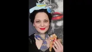 #makeup #tutorial #1900 #era #oldtimes #backtooldtimes #1900s #vintage #caricature #bodypainting